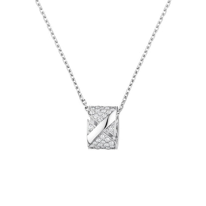 [Rosla Jewelry]LIENS EVIDENCE DIAMOND PAVED NECKLACE