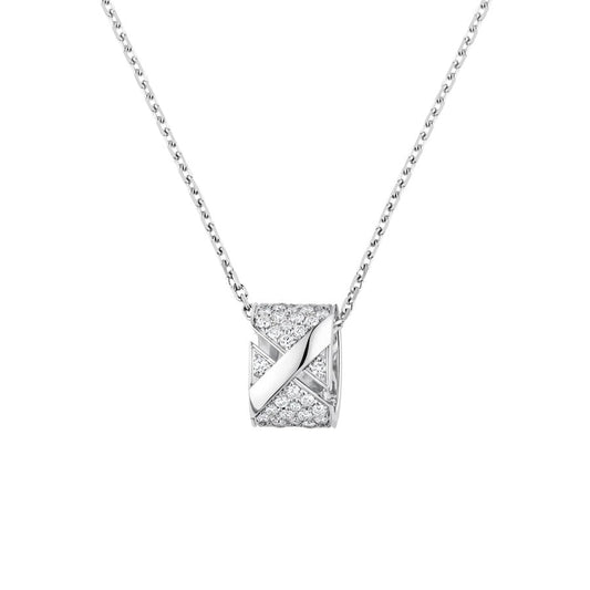 [Rosla Jewelry]LIENS EVIDENCE DIAMOND PAVED NECKLACE