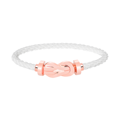 [Rosla Jewelry]CHANCE LARGE 8 FIGURE BUCKLE NO DIAMOND BRACELET ROSE GOLD