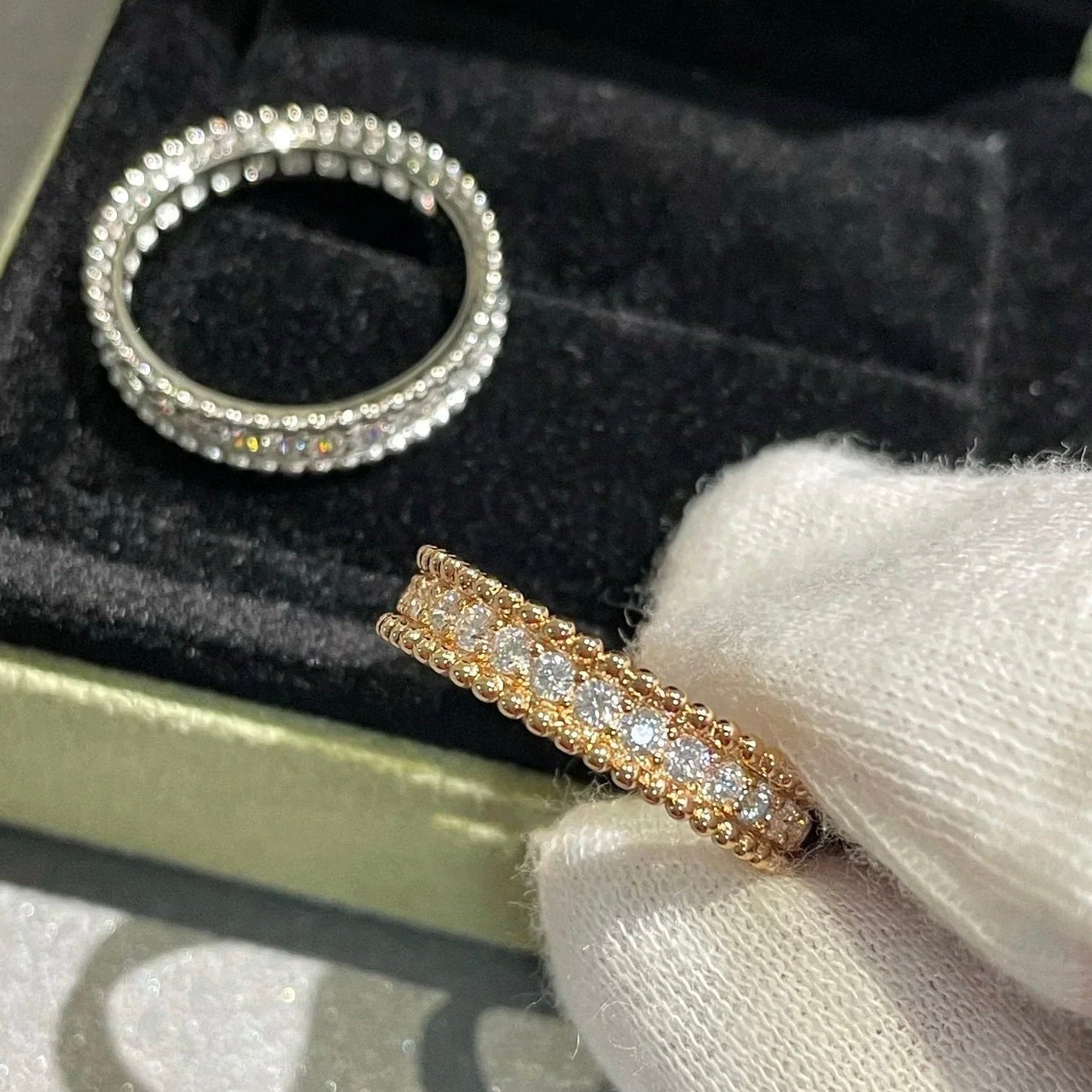 [Rosla Jewelry]PERLEE DIAMOND ROSE GOLD RING