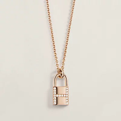 [Rosla Jewelry]HM ADVANCED NICHE LOCK HEAD NECKLACE DIAMONDS