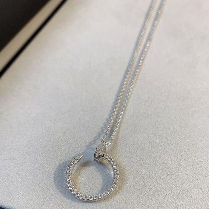 [Rosla Jewelry]JUSTE NECKLACE SILVER DIAMONDS