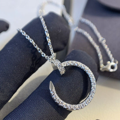 [Rosla Jewelry]JUSTE NECKLACE SILVER DIAMONDS