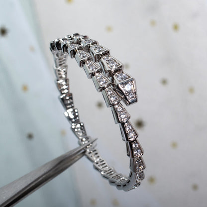 [Rosla Jewelry]SERPENTI BRACELET 6MM SILVER DIAMOND