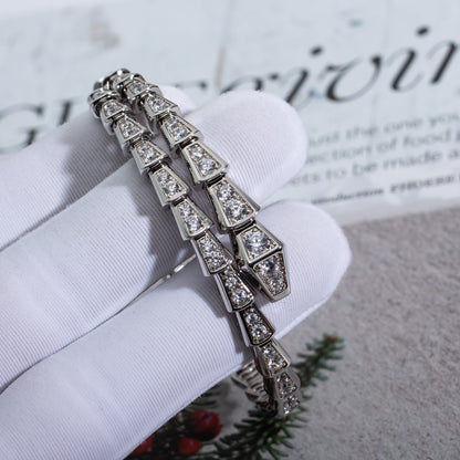 [Rosla Jewelry]SERPENTI BRACELET 6MM SILVER DIAMOND