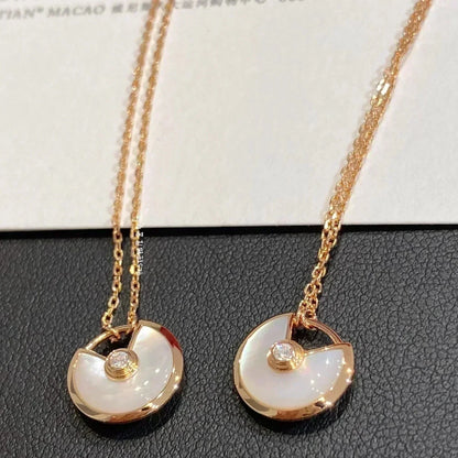 [Rosla Jewelry]AMULETTE ROSE GOLD MOP NECKLACE