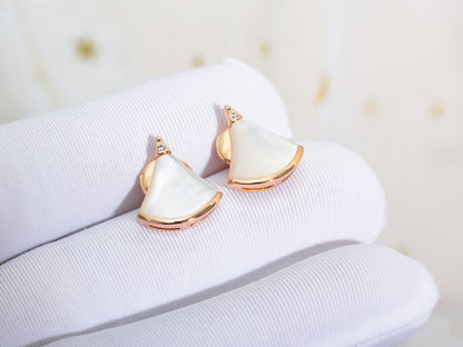 [Rosla Jewelry]DIVAS DREAM EARRINGS PINK GOLD