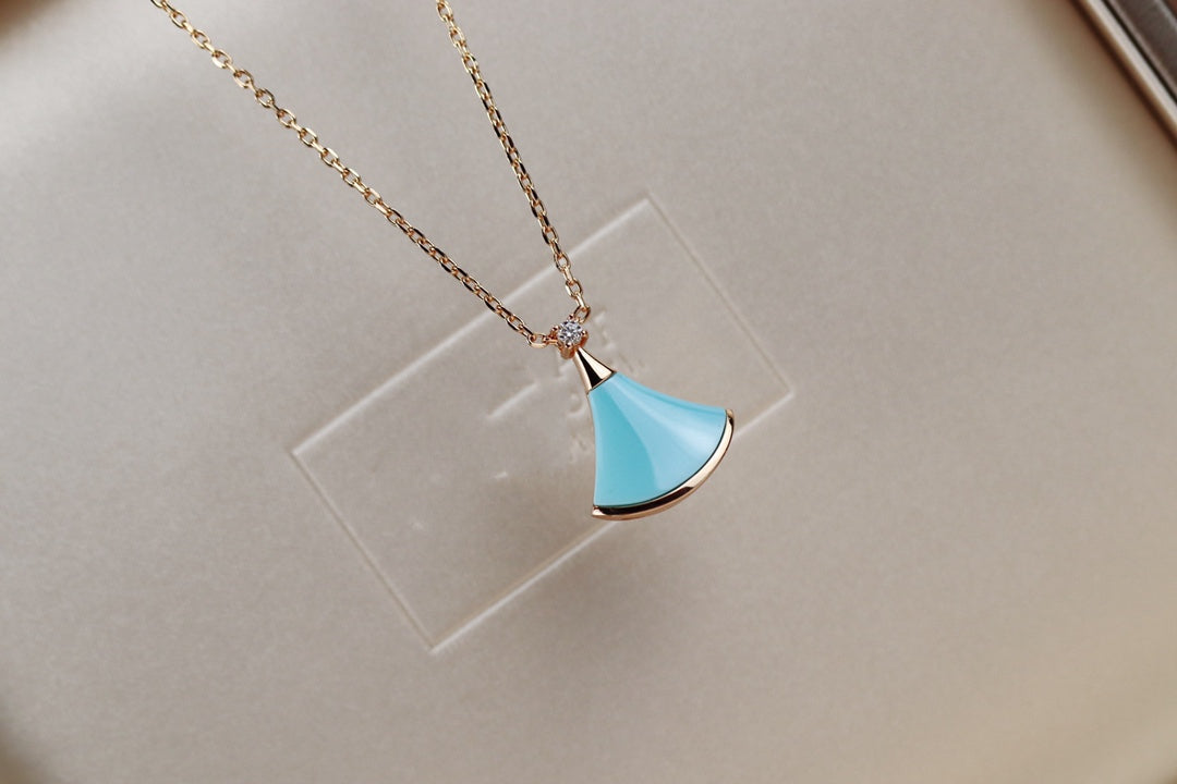 [Rosla Jewelry]DREAM NECKLACE TURQUOISE PINK GOLD