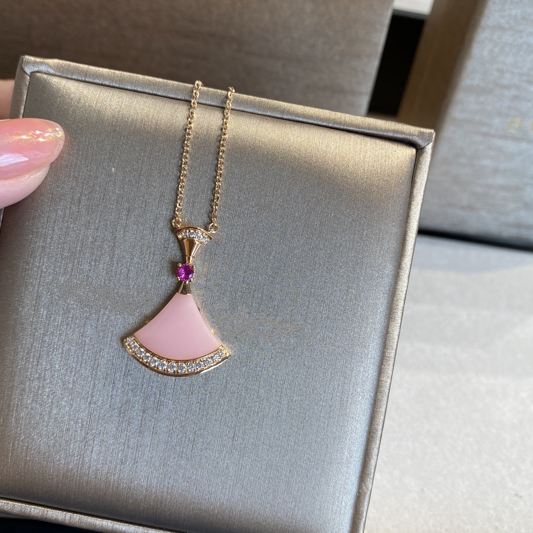 [Rosla Jewelry]DREAM NECKLACE PINK OPAL