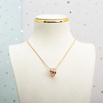 [Rosla Jewelry]SERPENTI PINK GOLD NECKLACE DIAMOND