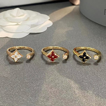 [Rosla Jewelry]STAR 1 DIAMOND OPEN RING