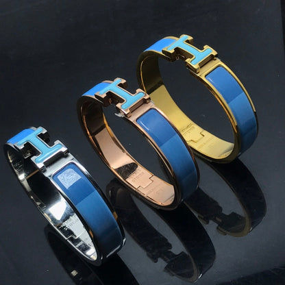 [Rosla Jewelry]H BRACELET BLUE RAINBOW CERAMIC