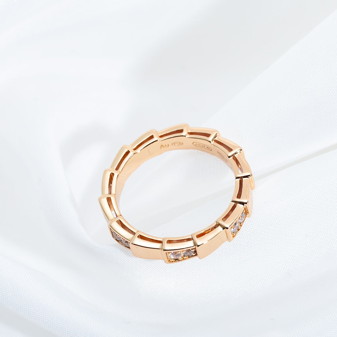 [Rosla Jewelry]SERPENTI RING PINK GOLD  3MM