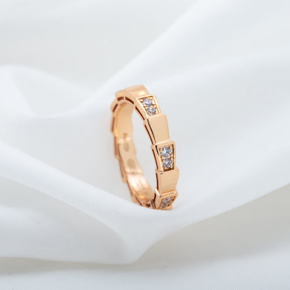 [Rosla Jewelry]SERPENTI RING PINK GOLD  3MM