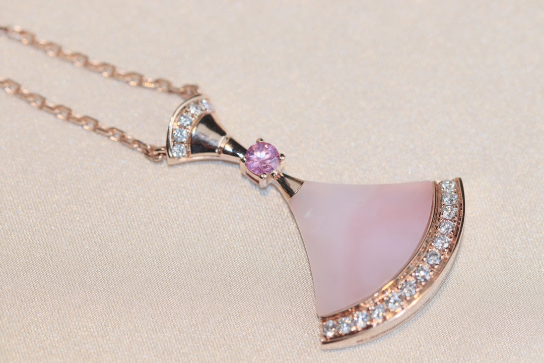 [Rosla Jewelry]DREAM NECKLACE PINK MOP DIAMOND