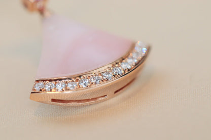 [Rosla Jewelry]DREAM NECKLACE PINK MOP DIAMOND