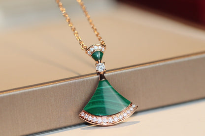 [Rosla Jewelry]DREAM NECKLACE MALACHITE DIAMOND