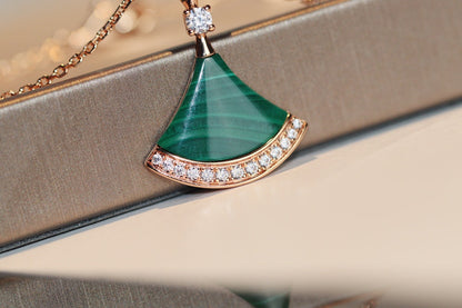 [Rosla Jewelry]DREAM NECKLACE MALACHITE DIAMOND