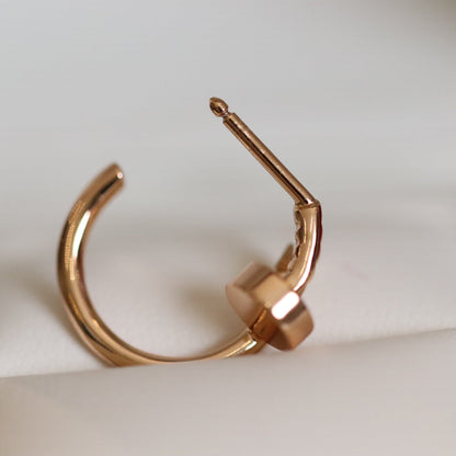 [Rosla Jewelry]JUSTE EARRINGS PINK GOLD