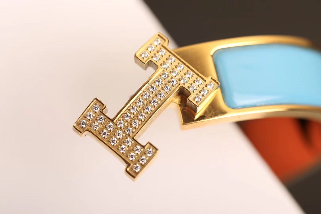 [Rosla Jewelry]H CLOUD BLUE BRACELET GOLD DIAMOND