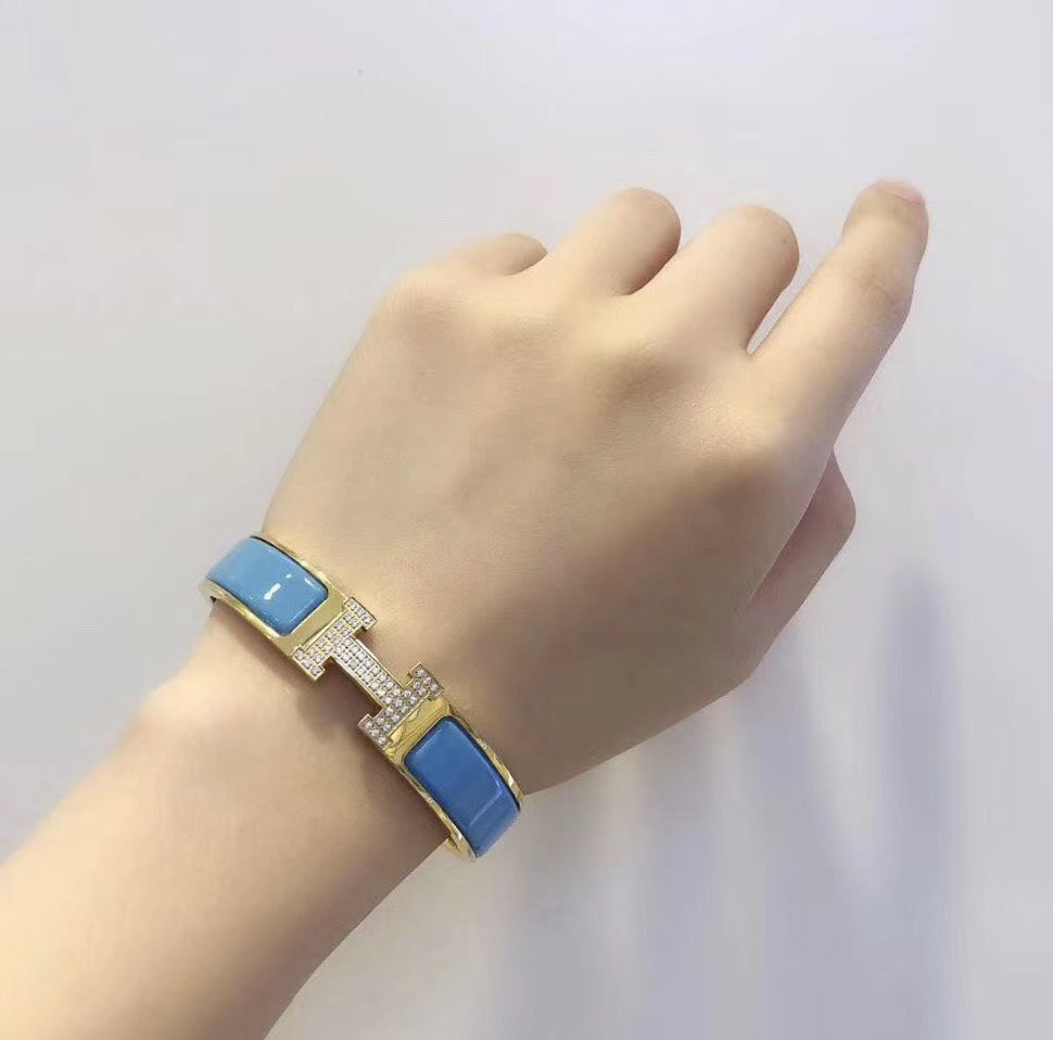 [Rosla Jewelry]H CLOUD BLUE BRACELET GOLD DIAMOND