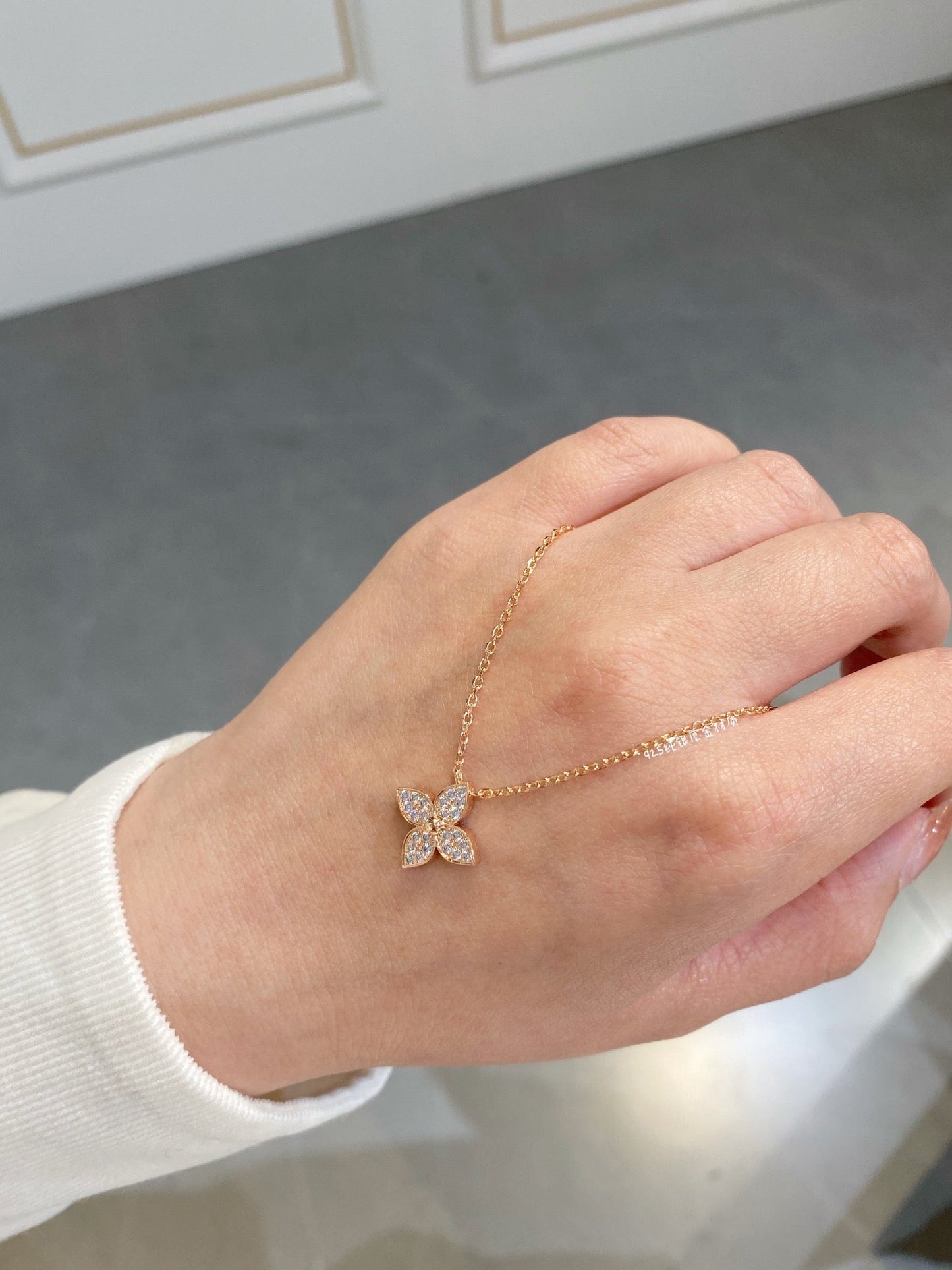 [Rosla Jewelry]STAR DIAMOND NECKALCE