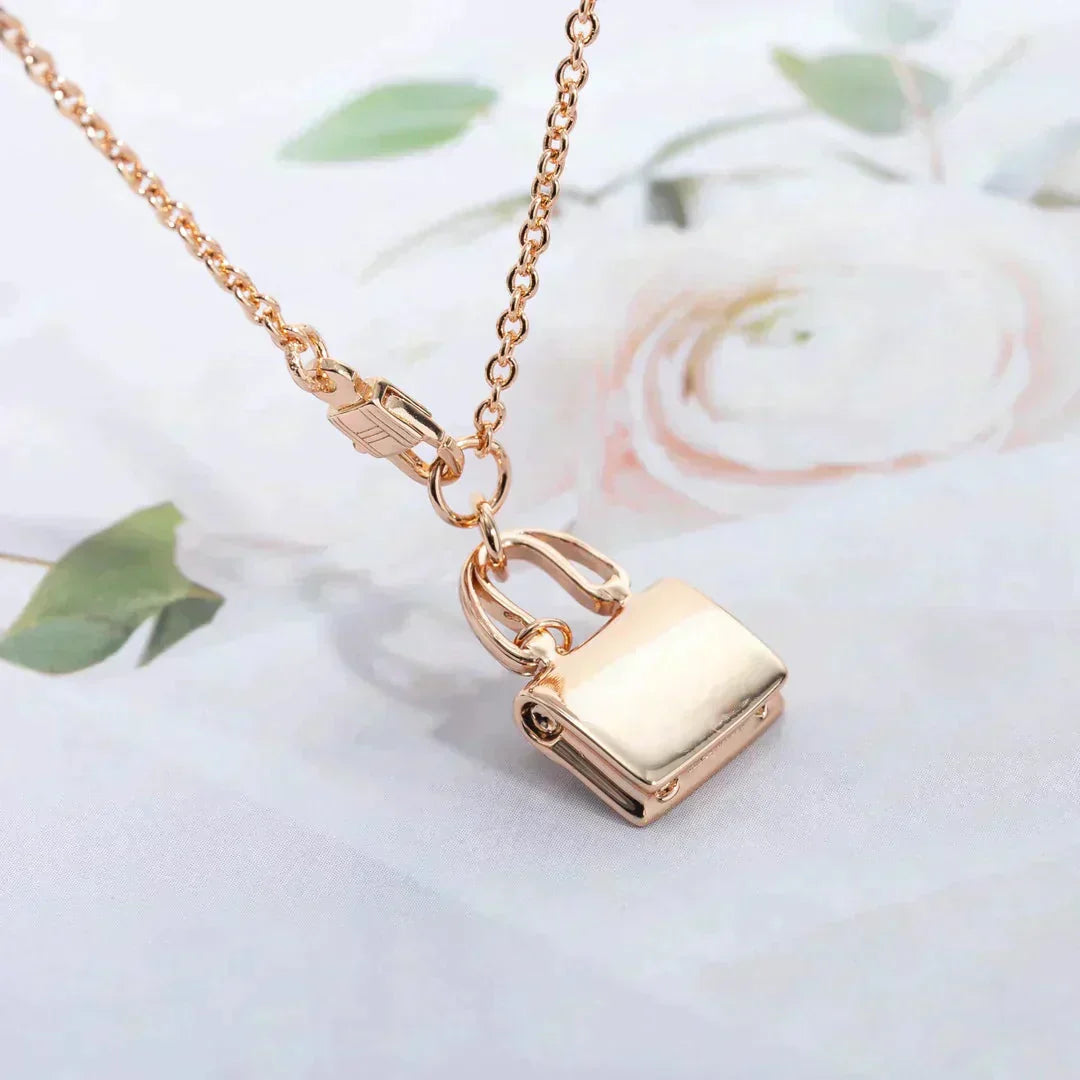 [Rosla Jewelry]AMULETTE PEDANT ROSE GOLD NECKLACE