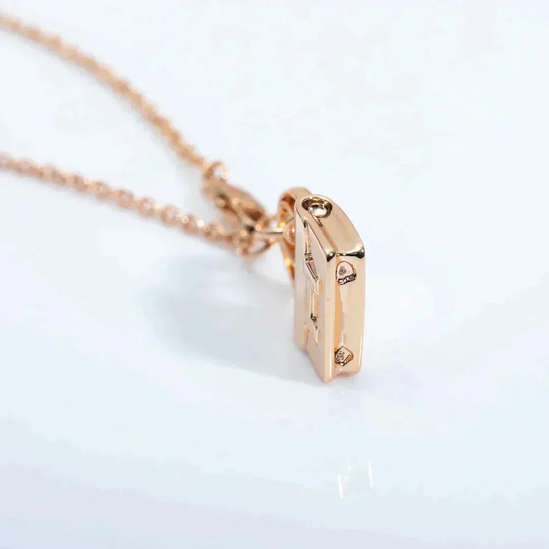 [Rosla Jewelry]AMULETTE PEDANT ROSE GOLD NECKLACE