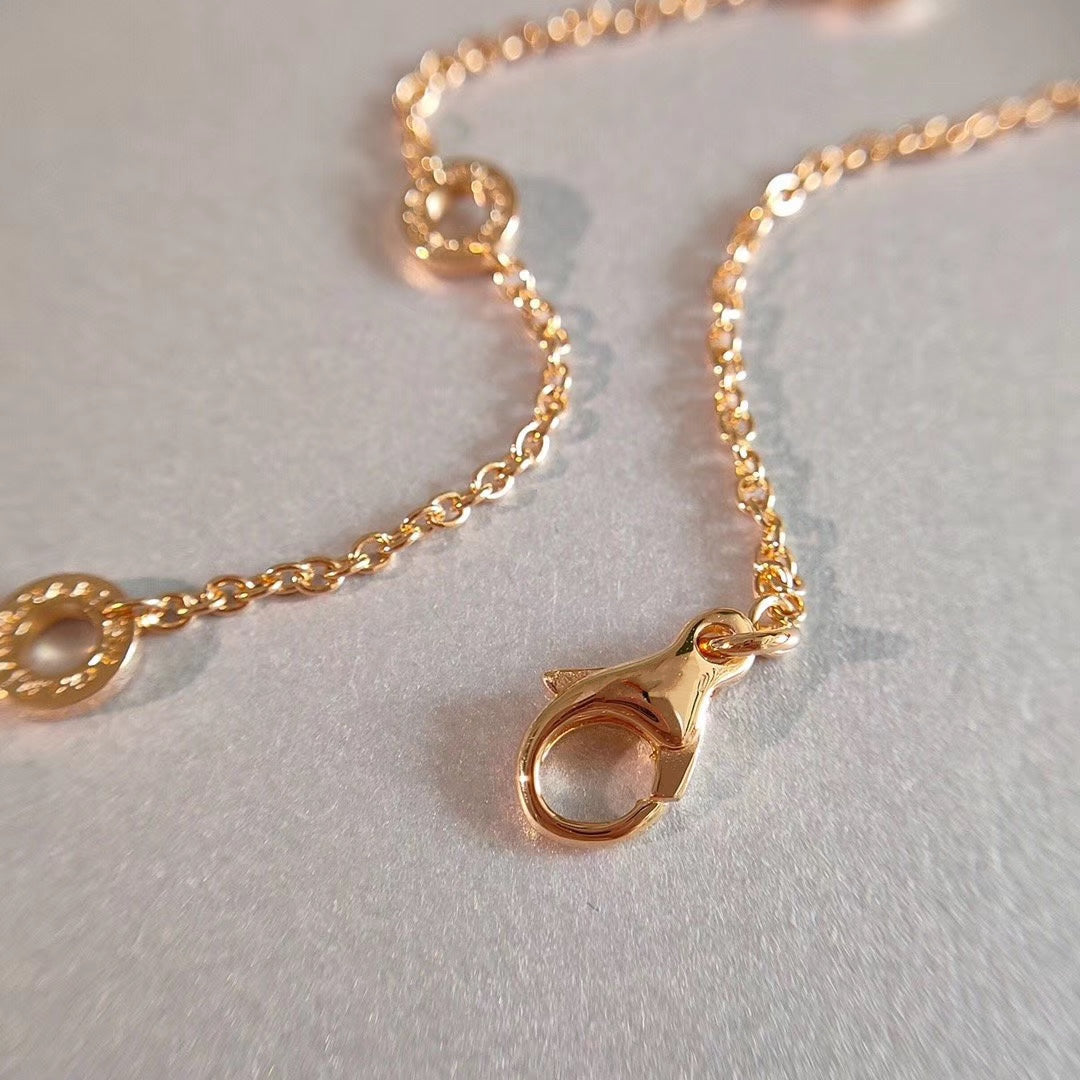 [Rosla Jewelry]ZERO 1 NECKLACE PINK GOLD