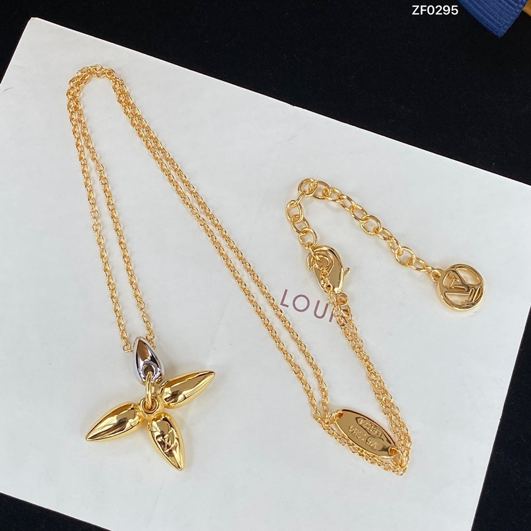 [Rosla Jewelry]LOUISETTE PEDANT GOLD NECKLACE