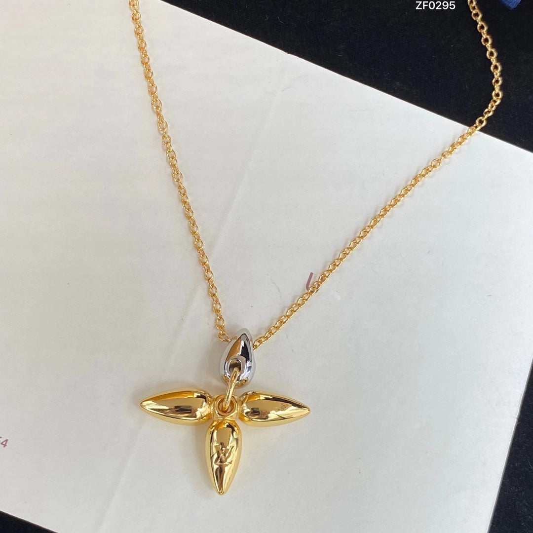 [Rosla Jewelry]LOUISETTE PEDANT GOLD NECKLACE