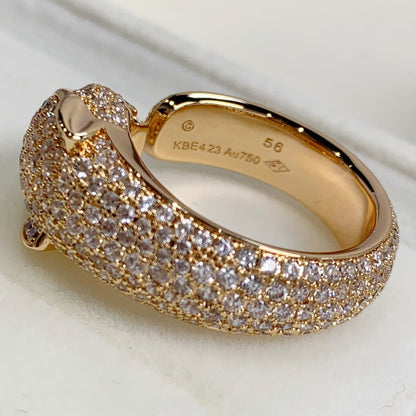 [Rosla Jewelry]PANTHERE PINK GOLD DIAMOND RING