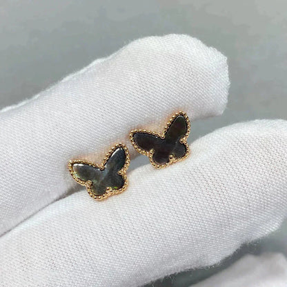 [Rosla Jewelry]BUTTERFLY DARK MOP  EARRINGS