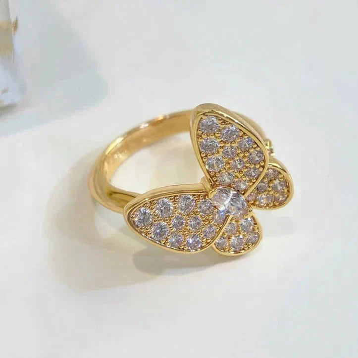 [Rosla Jewelry]BUTTERFLY DIAMOND RING