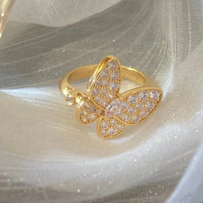 [Rosla Jewelry]BUTTERFLY DIAMOND RING