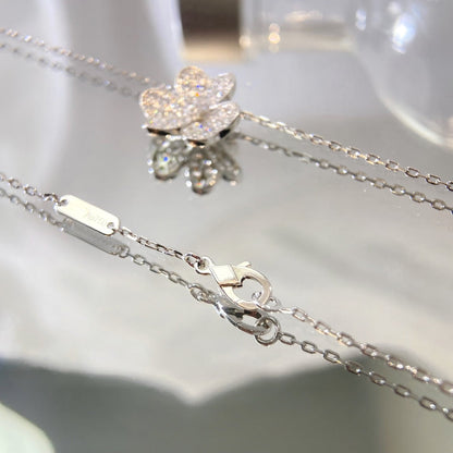 [Rosla Jewelry]FLOWER DIAMOND NECKLACE