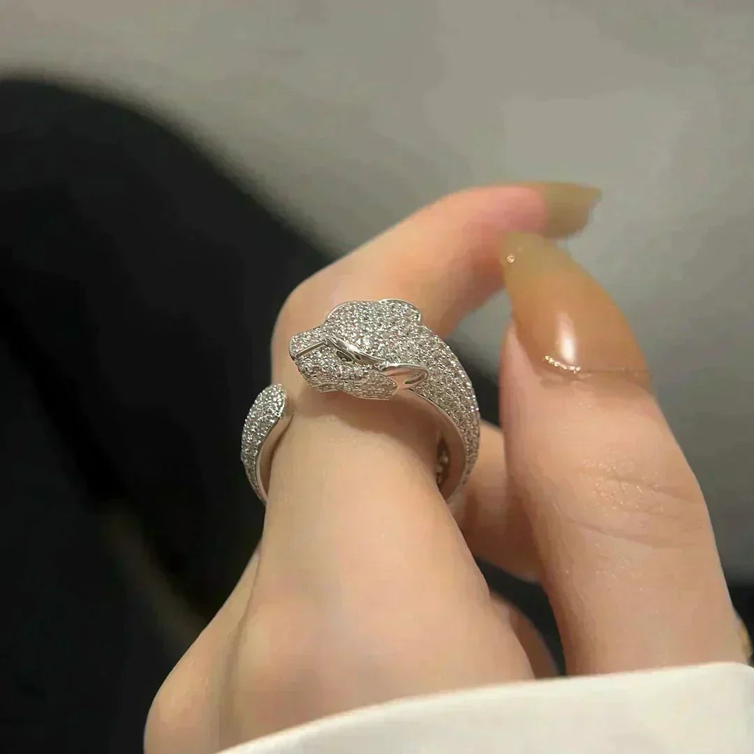 [Rosla Jewelry]PANTHERE 5.5MM ALL DIAMOND RING