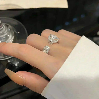 [Rosla Jewelry]PANTHERE 5.5MM ALL DIAMOND RING