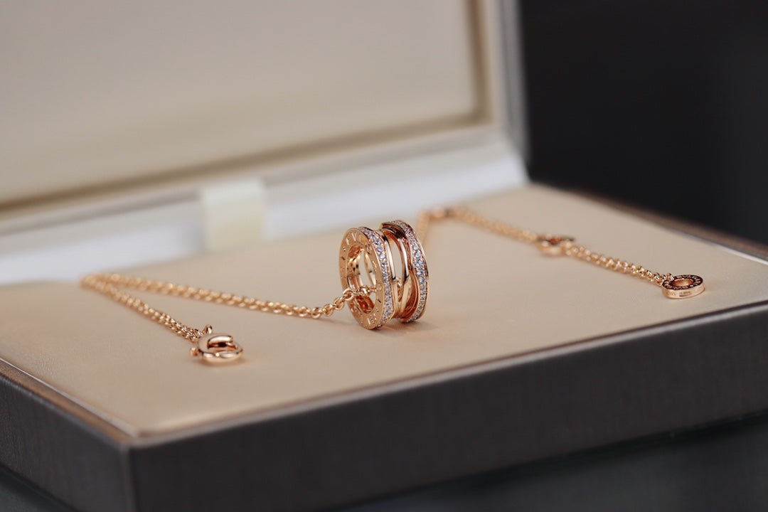 [Rosla Jewelry]ZERO 1 PINK GOLD NECKLACE