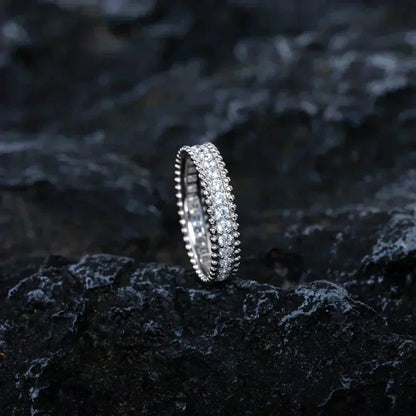 [Rosla Jewelry]PERLEE DIAMOND SILVER RING