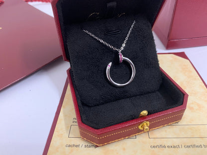 [Rosla Jewelry]JUSTE PINK DIAMOND NECKLACE