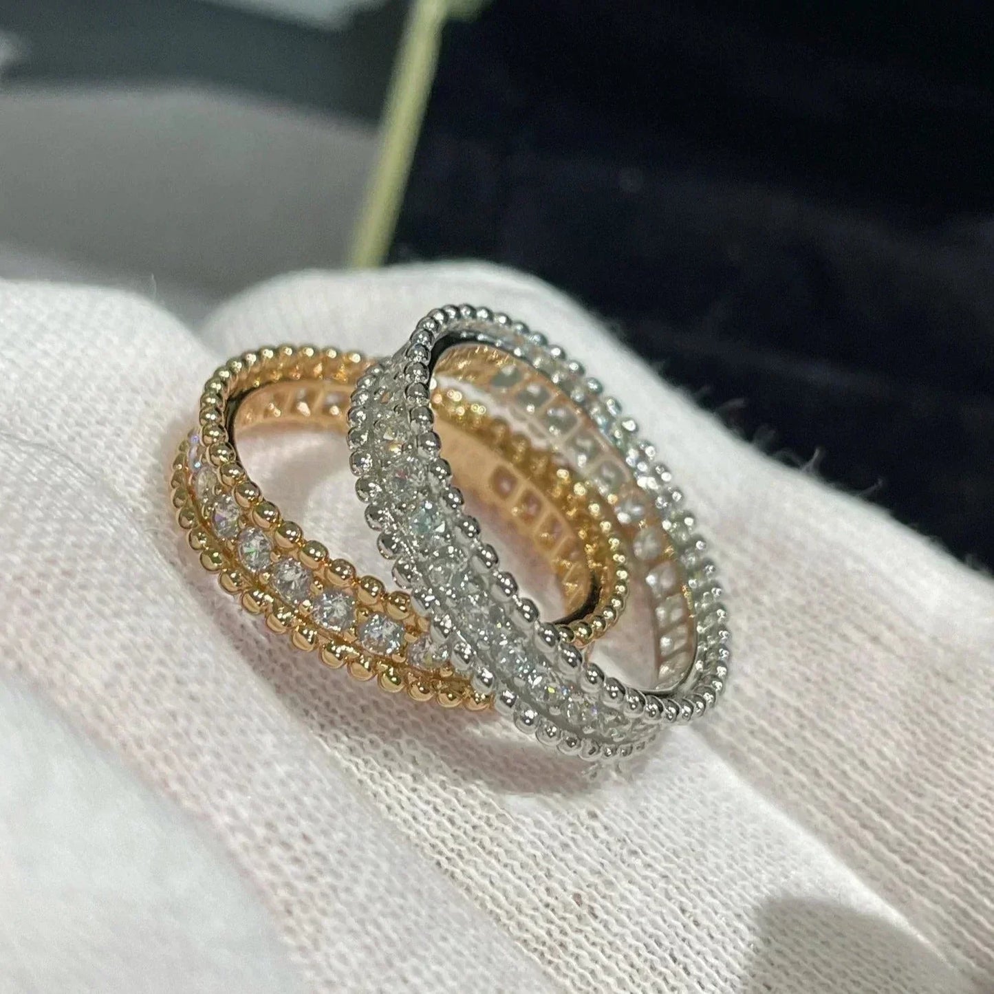 [Rosla Jewelry]PERLEE DIAMOND ROSE GOLD RING