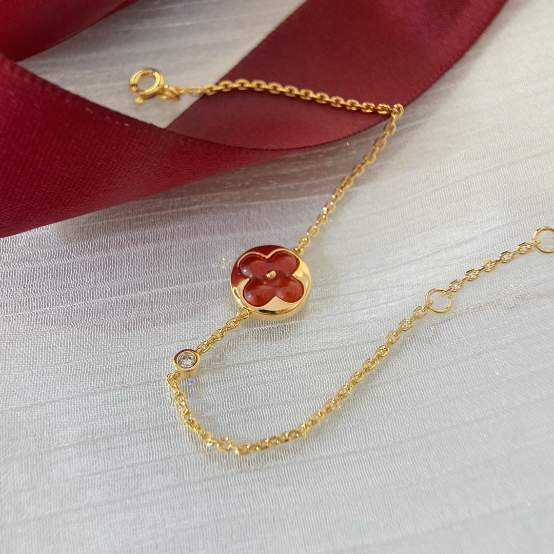 [Rosla Jewelry]SUN PEDANT CARNELIAN BRACELET