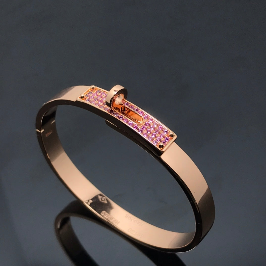 [Rosla Jewelry]KELLY BRACELET PINK DIAMOND