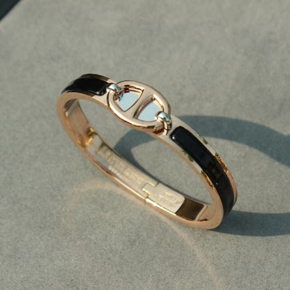 [Rosla Jewelry]CLIC CHAINE PINK GOLD BRACELET