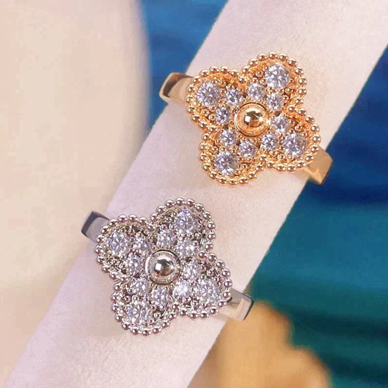 [Rosla Jewelry]CLOVER DIAMOND RING