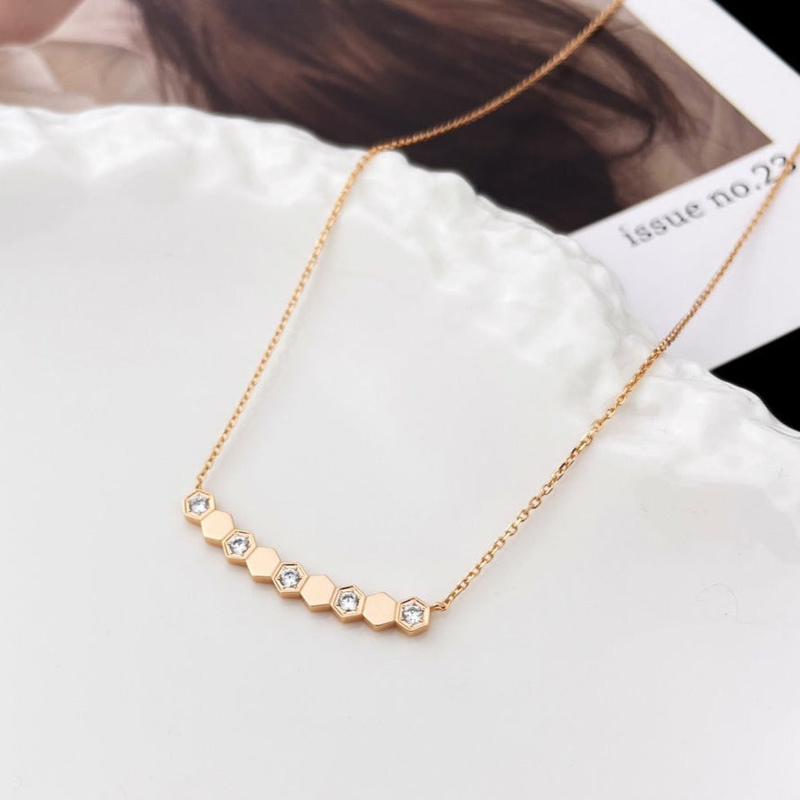 [Rosla Jewelry]BEE MY LOVE DIAMOND NECKLACE