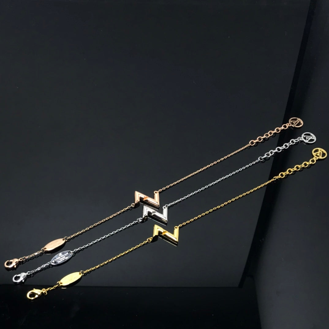 [Rosla Jewelry]VOLT LV LOGO BRACELET