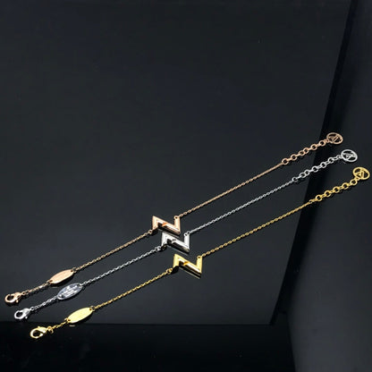 [Rosla Jewelry]VOLT LV LOGO BRACELET