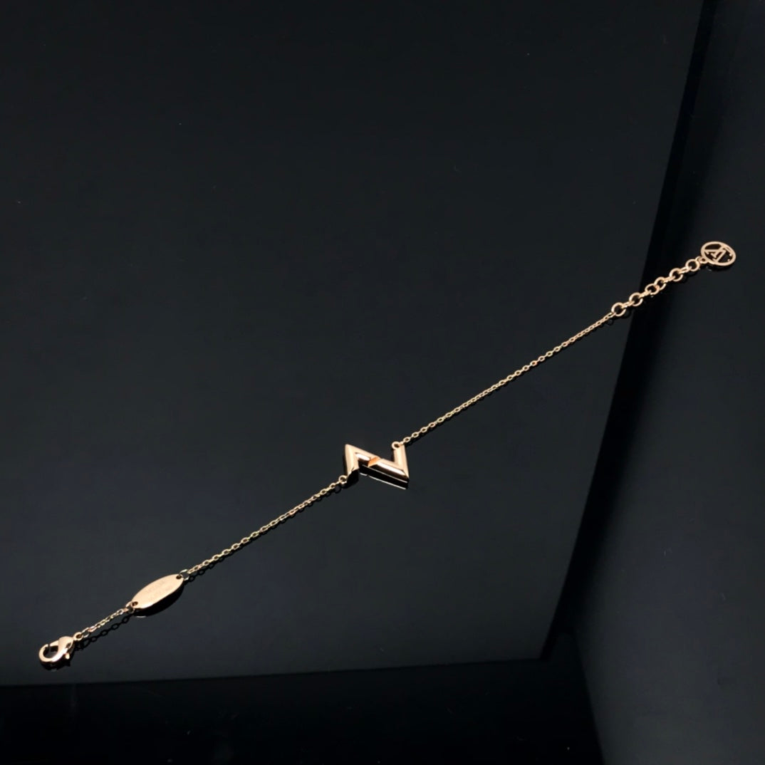 [Rosla Jewelry]VOLT LV LOGO BRACELET